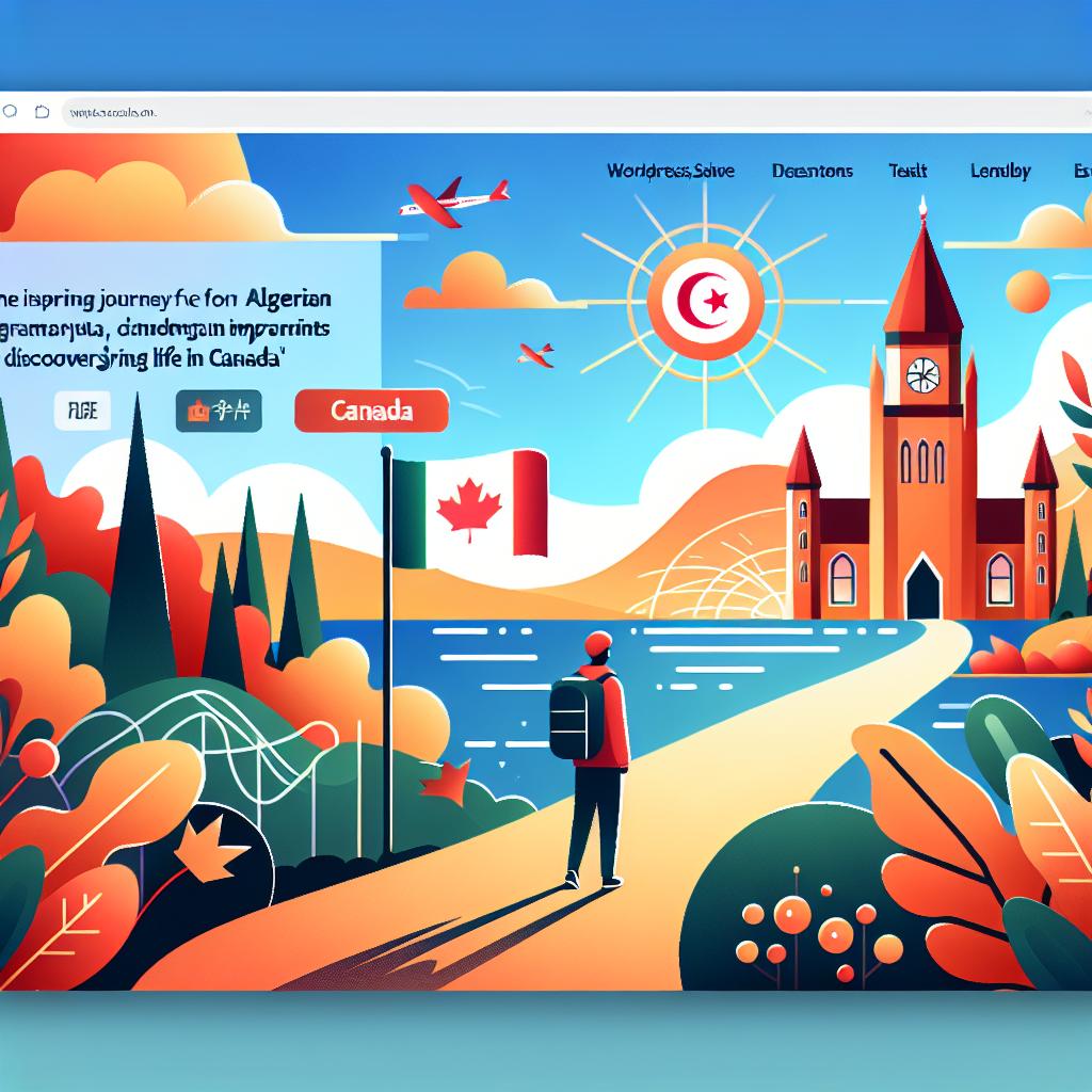 Découverte De La Vie Au Canada : Le Parcours Inspirant Des Algériens émigrés