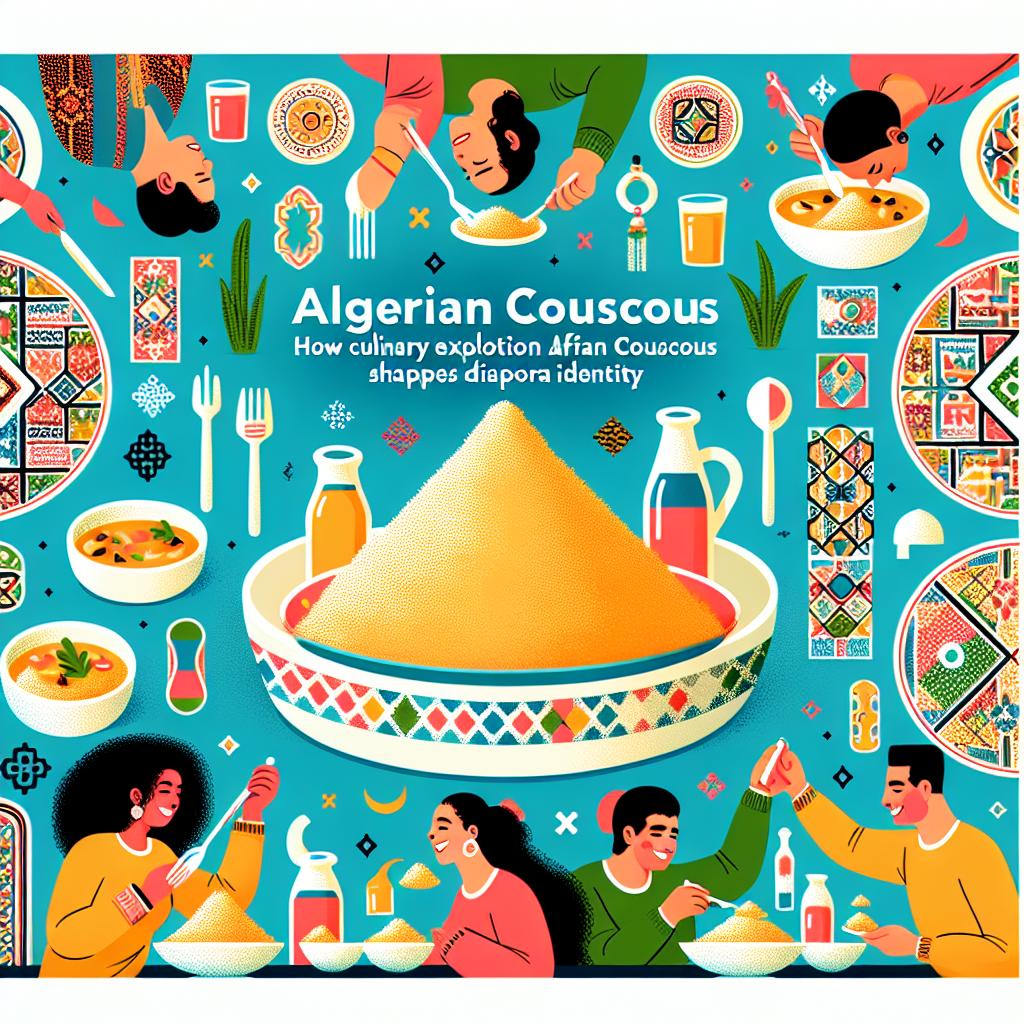 Exploration Culinaire : Comment Le Couscous Algérien Façonne L’identité De La Diaspora